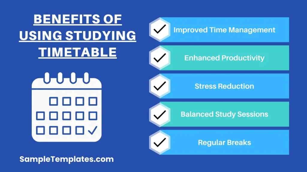 benefits-of-using-studying-timetable