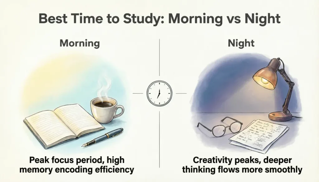 best time to study