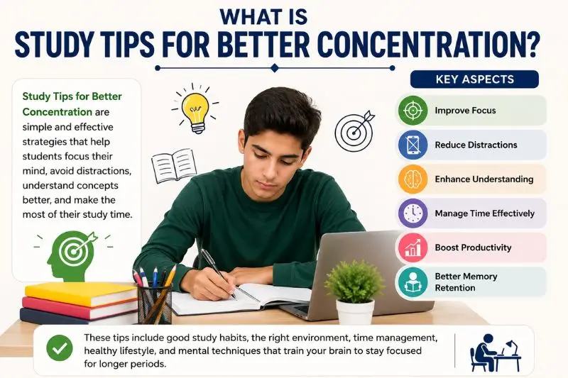 what is study tips for better concentration