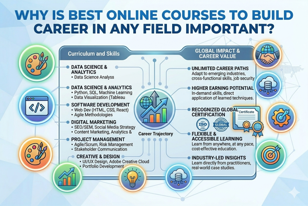why is best online courses to build career in any field important
